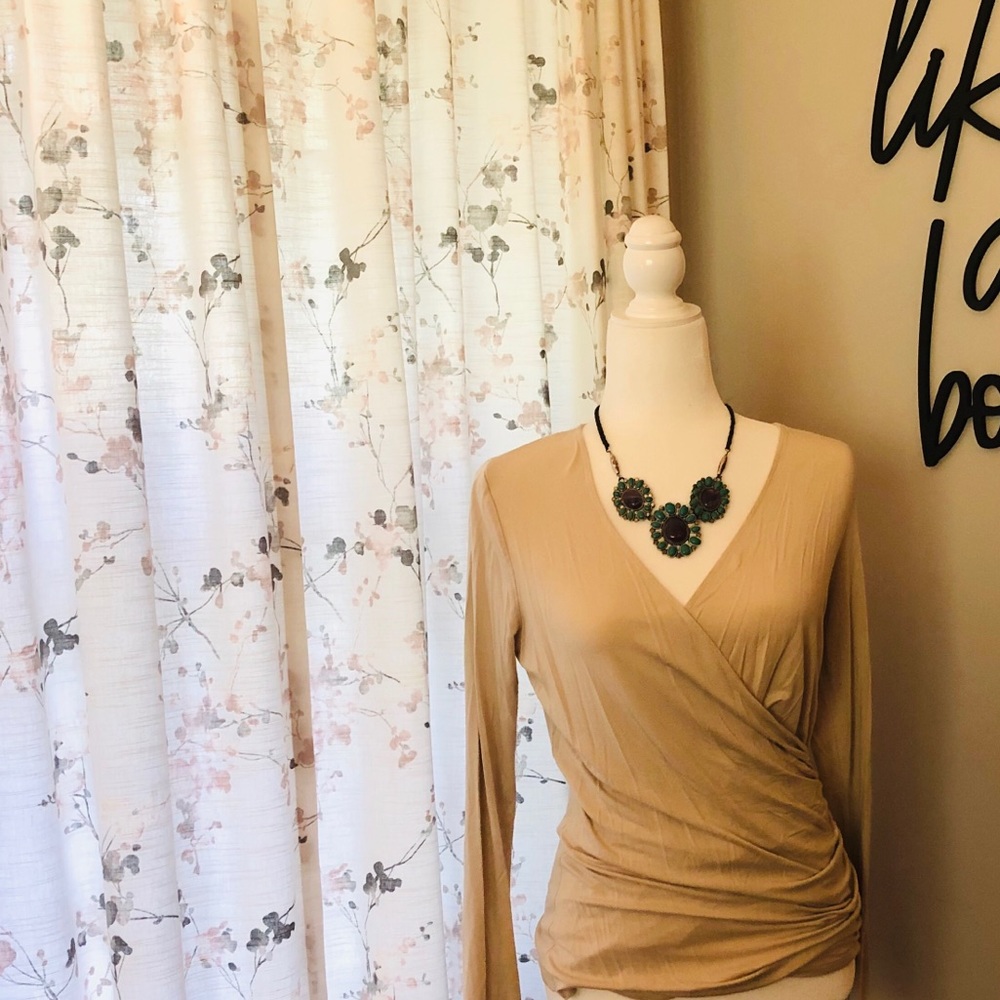 Karen Kane-Wrap Top-Super Cute and Soft